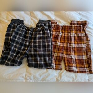 Lot Of 2 Old Navy Boys Plaid Pajama Pants Size 14/ 16